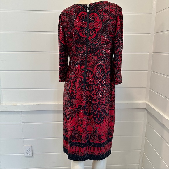 Rabbit Rabbit Rabbit Designs Red and Black pattern sequin - Picture 7 of 8